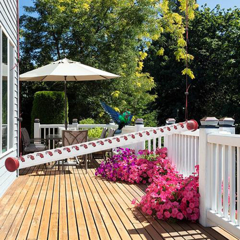 Hanging Red Tube Feeder Flower