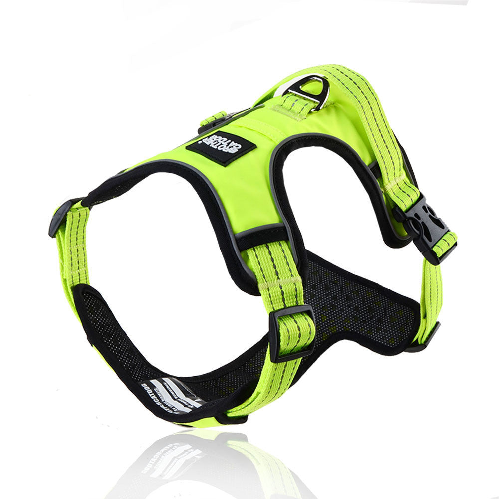 Reflective Breathable Dog Rope Vest Type Dog