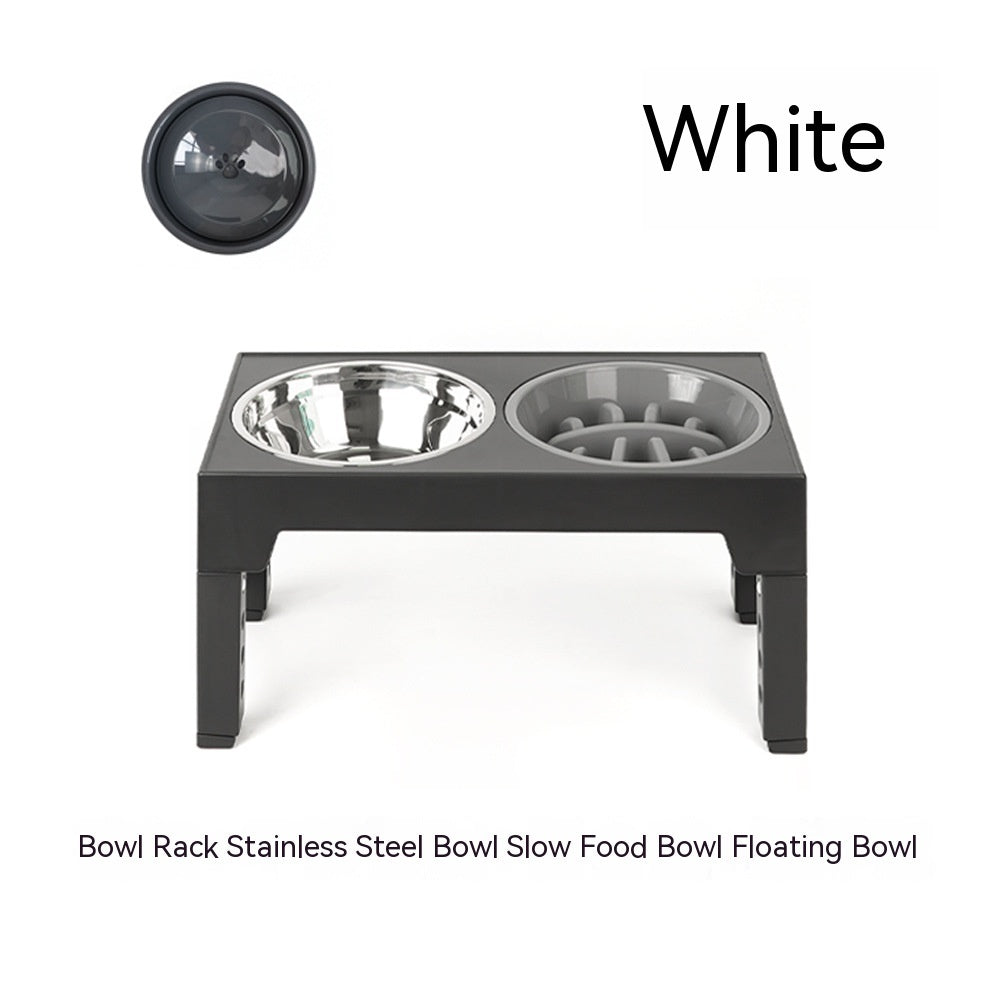 Pet Feeder Slow Feeding Bowl Lifting Dog Bowl