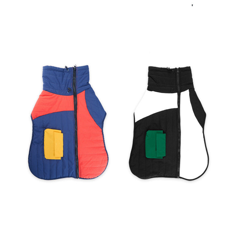 Pet Dog Clothes Winter Thickened Warm Dog Padded