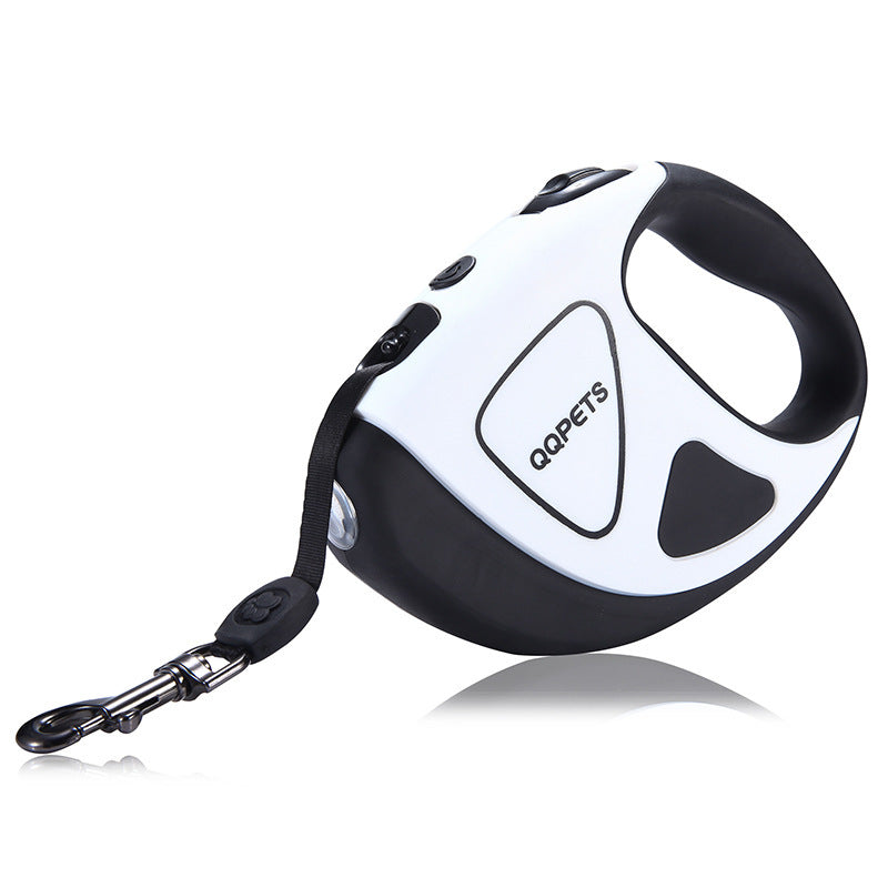 Pet Dog Automatic Retractable Fiber Leash Night