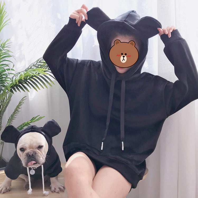 Pet Parent Child Outfit Hooded Double Sided