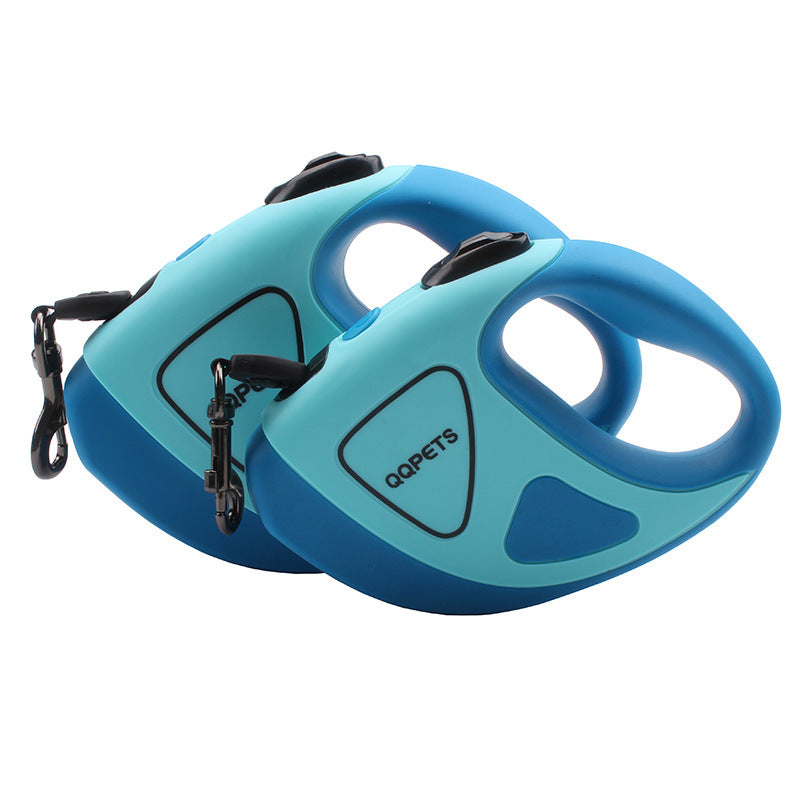 Pet Dog Automatic Retractable Fiber Leash Night