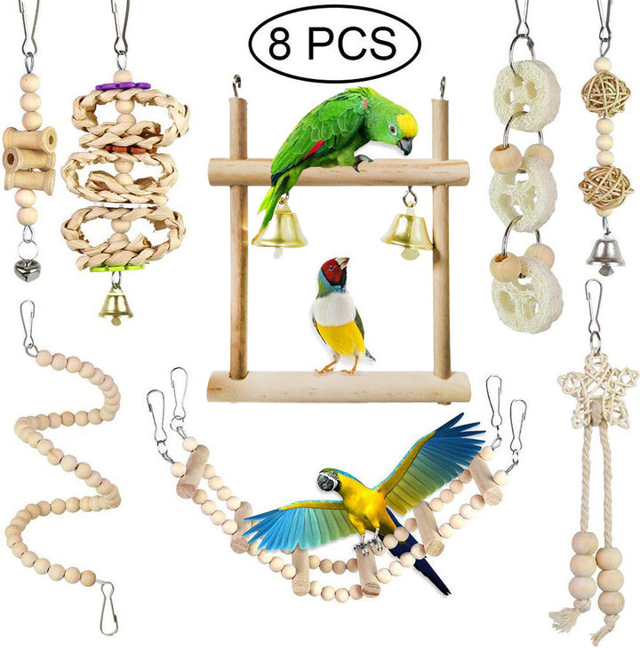Parrot Chewing Toy Bird Toy Log