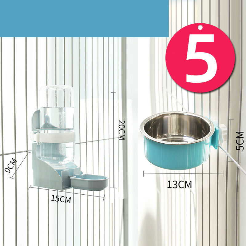 Food Bowl Neck Guard Stainless Steel Fixed