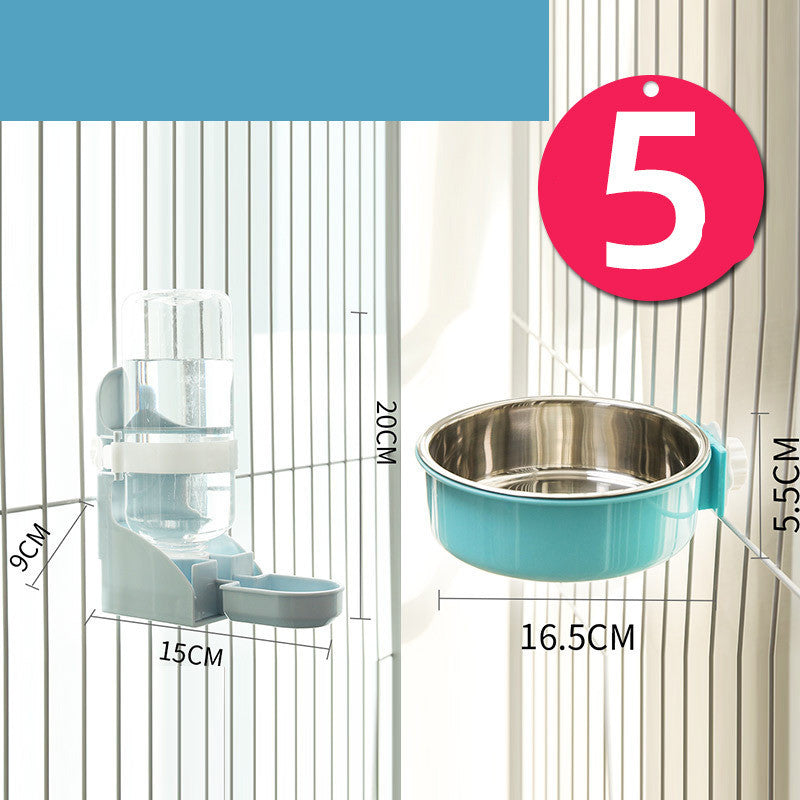 Food Bowl Neck Guard Stainless Steel Fixed