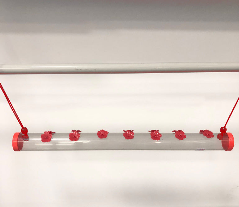 Hanging Long Tube With Flowers