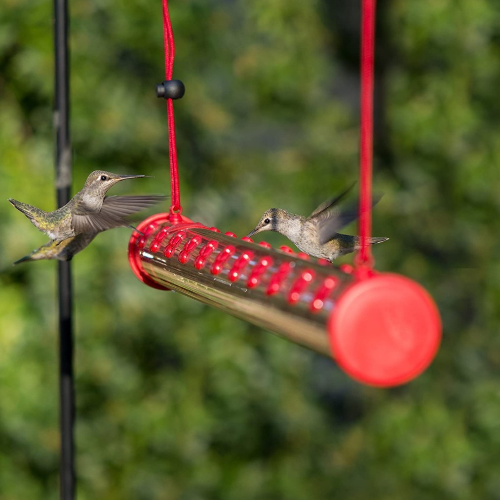 Hanging Long Tube With Flowers