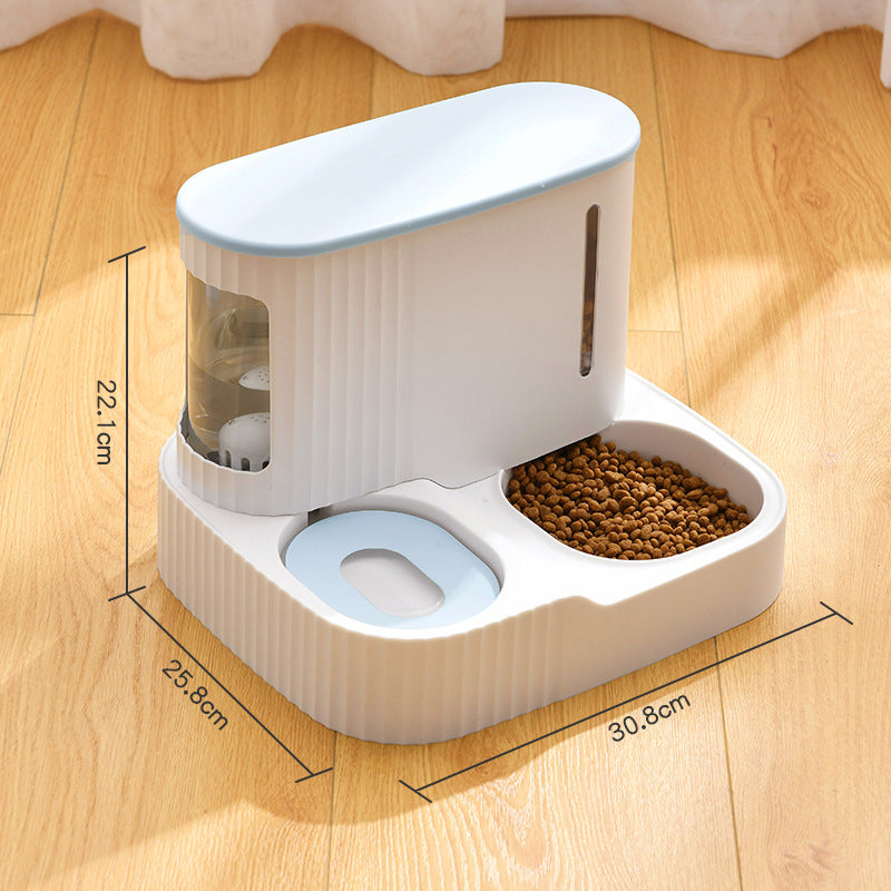 Cat Automatic Drinking Fountain Feeder Integrated