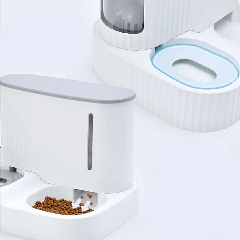 Cat Automatic Drinking Fountain Feeder Integrated