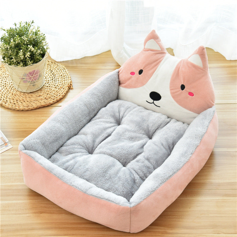 Large Pet Cat Dog Bed 7Colors Warm Cozy Dog