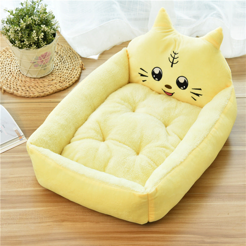 Large Pet Cat Dog Bed 7Colors Warm Cozy Dog