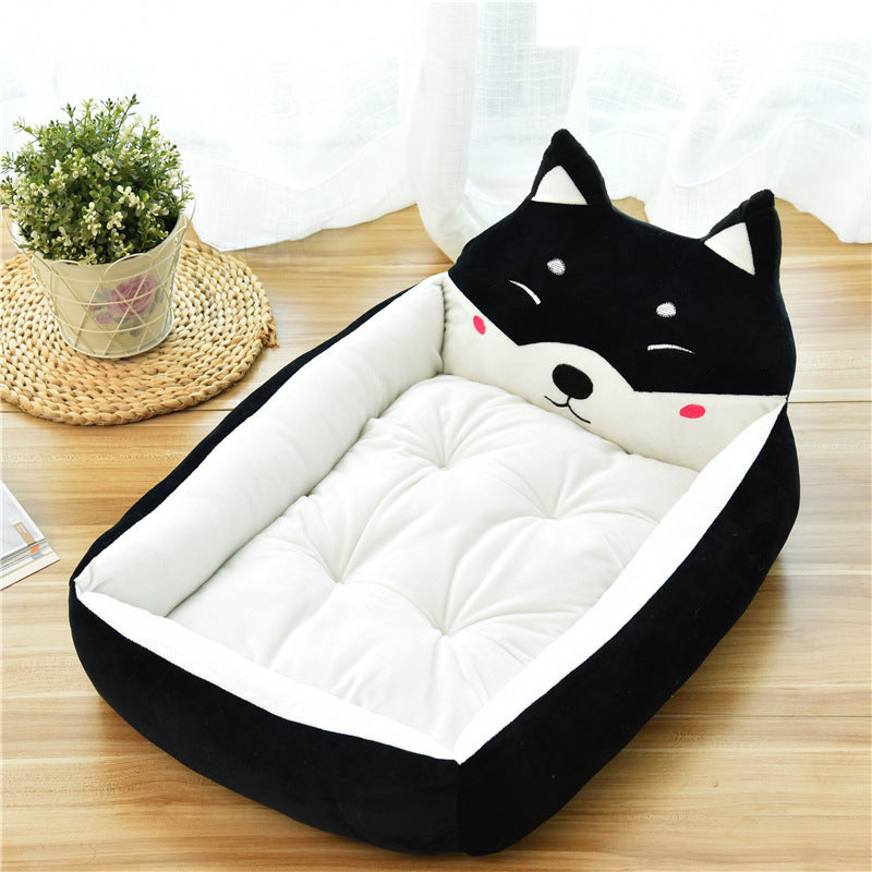 Large Pet Cat Dog Bed 7Colors Warm Cozy Dog