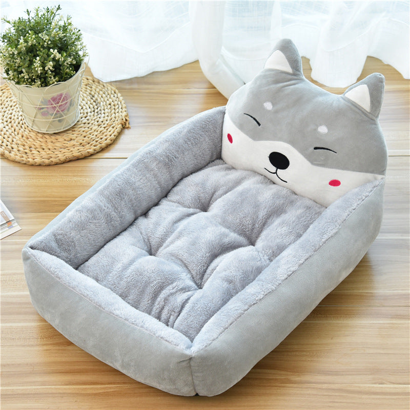 Large Pet Cat Dog Bed 7Colors Warm Cozy Dog