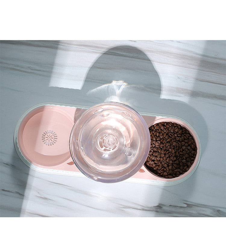 Plastic Pet Feeding Drinkers Cat Dog Automatic