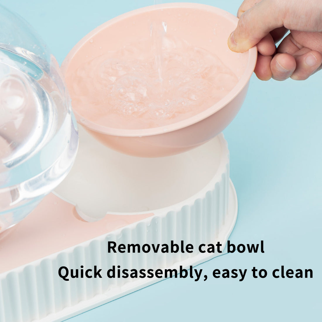 Plastic Pet Feeding Drinkers Cat Dog Automatic