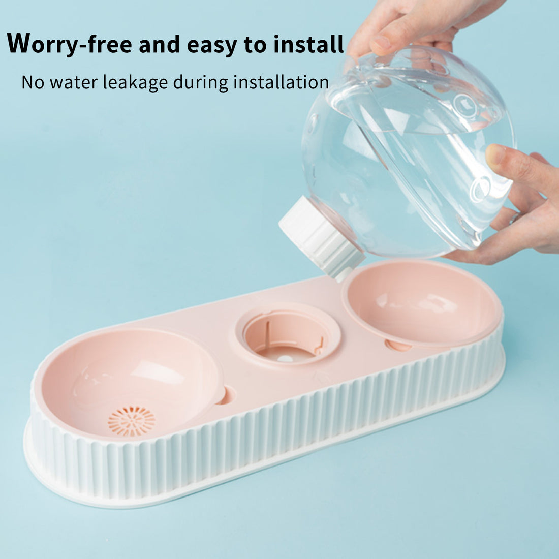 Plastic Pet Feeding Drinkers Cat Dog Automatic
