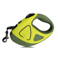 Pet Dog Automatic Retractable Fiber Leash Night