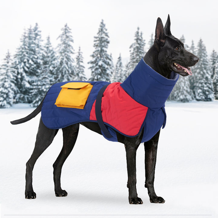 Pet Dog Clothes Winter Thickened Warm Dog Padded
