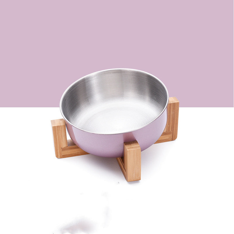 Neck Guard Stainless Steel Pet Bowl