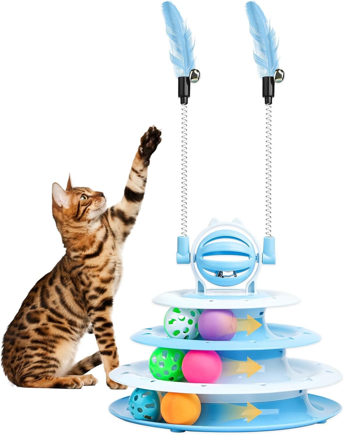 Cat Toys For Indoor Cats Kitten Toys Interactive