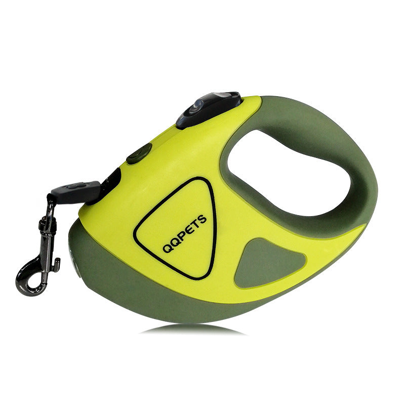 Pet Dog Automatic Retractable Fiber Leash Night
