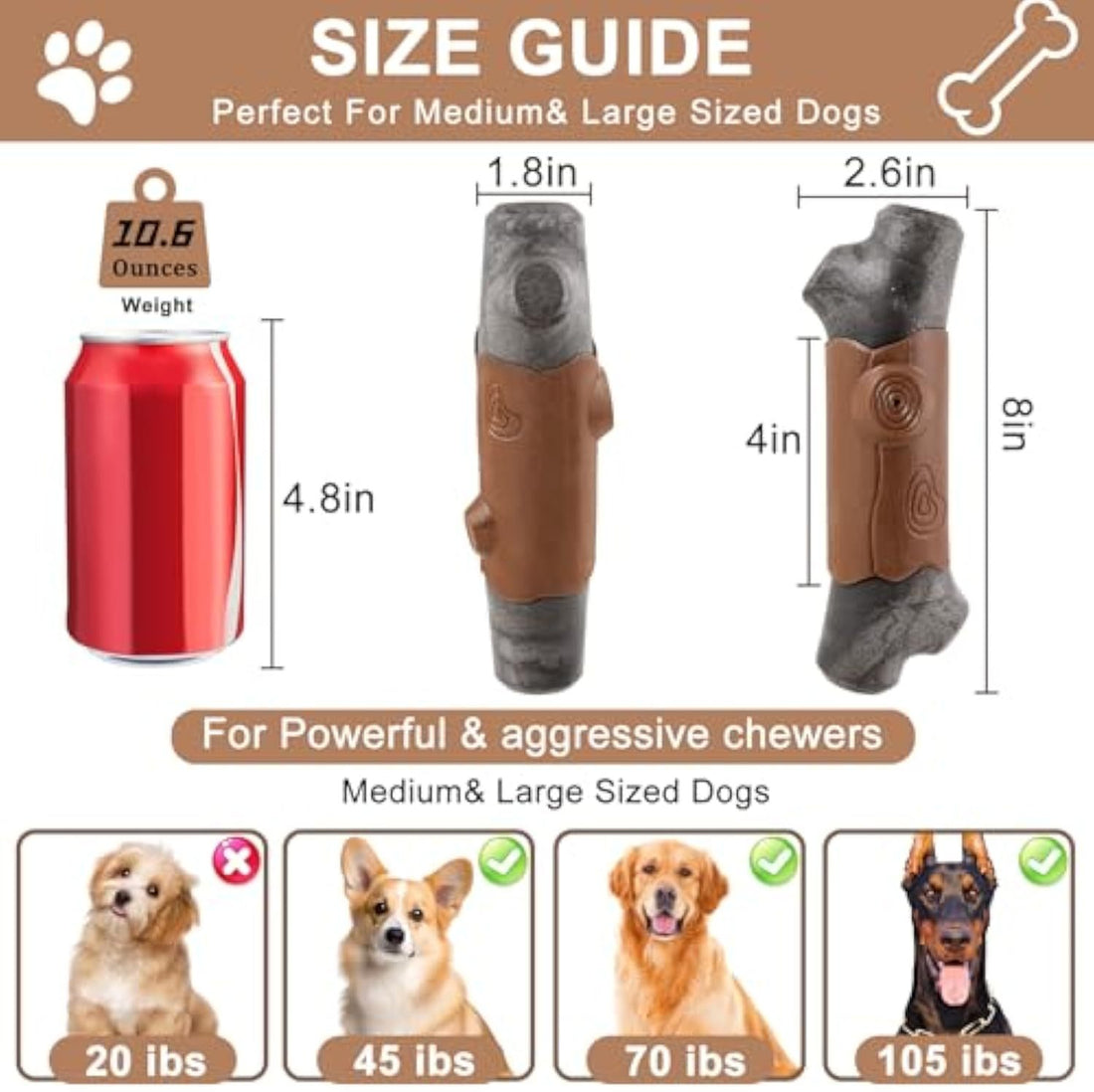 Tough Dog Toys For Aggressive Chewers Large