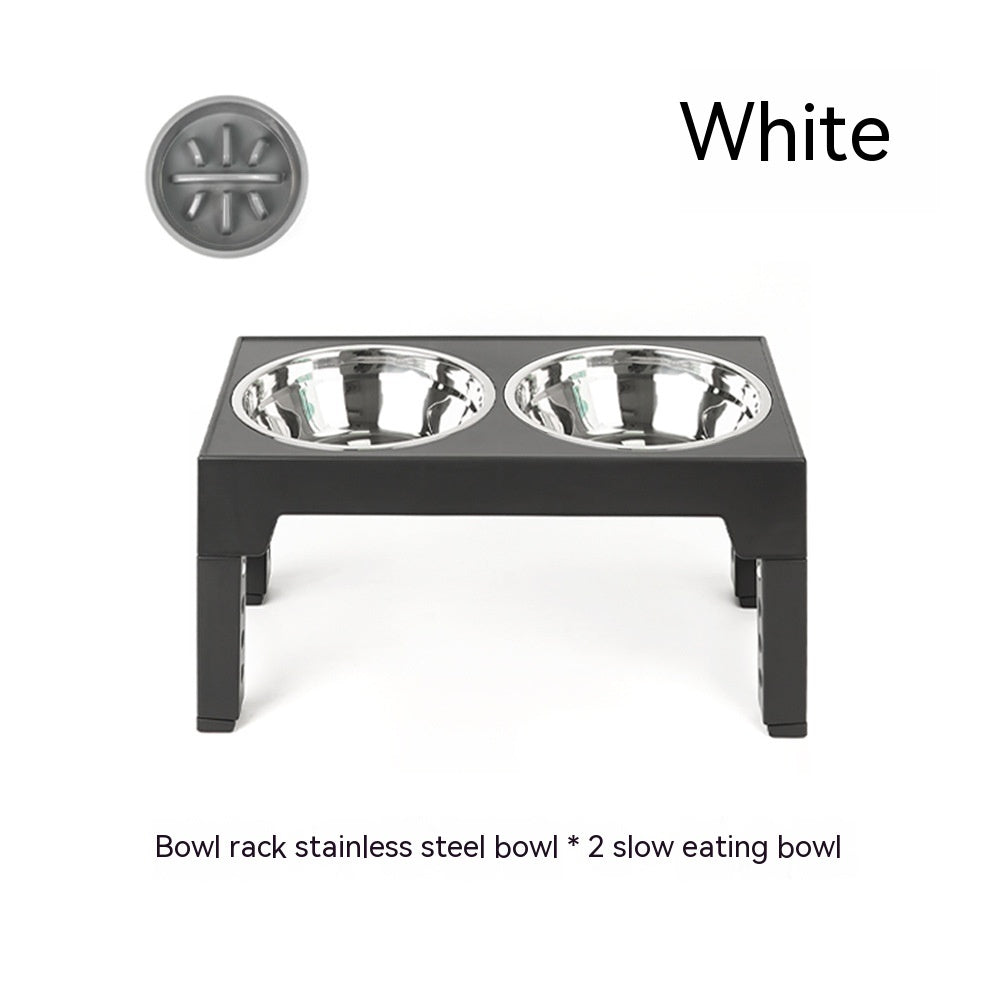 Pet Feeder Slow Feeding Bowl Lifting Dog Bowl