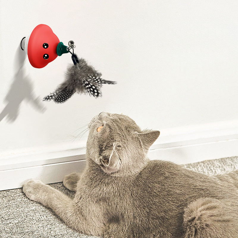 Cat Wand Suction Cup Pet Movement Playing