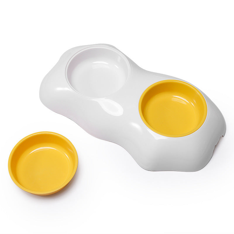 Egg-shaped Pet Bowl Drinking Water Single Bowl
