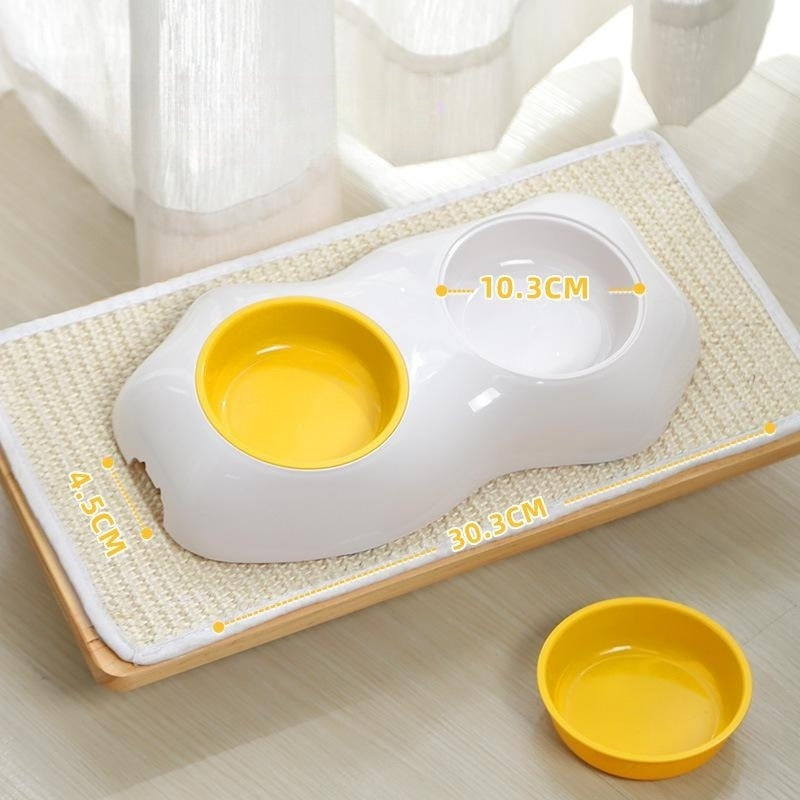 Egg-shaped Pet Bowl Drinking Water Single Bowl