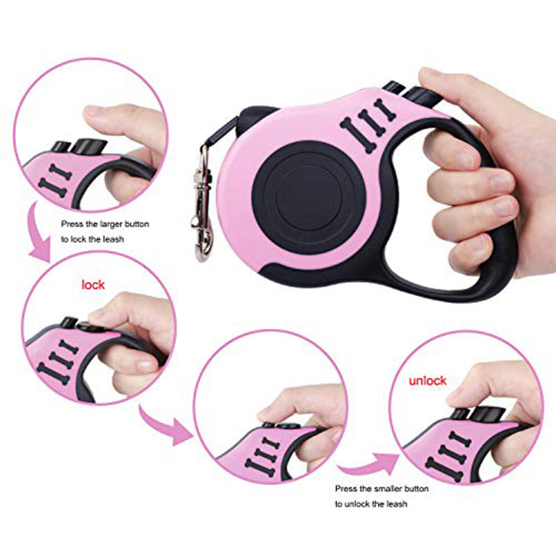 Pet Automatic Retractable Traction Rope Set Dog