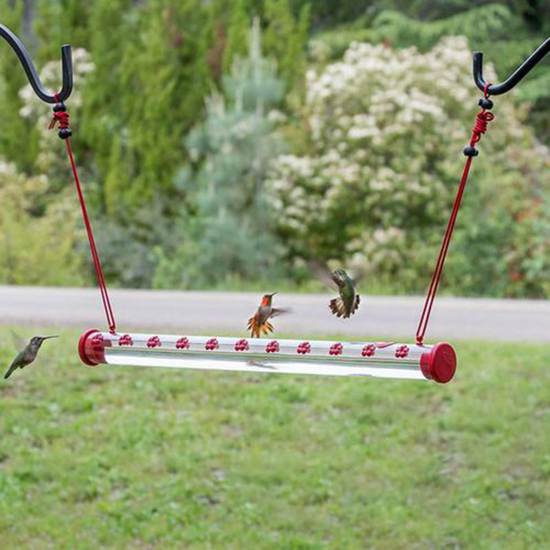 Hanging Red Tube Feeder Flower
