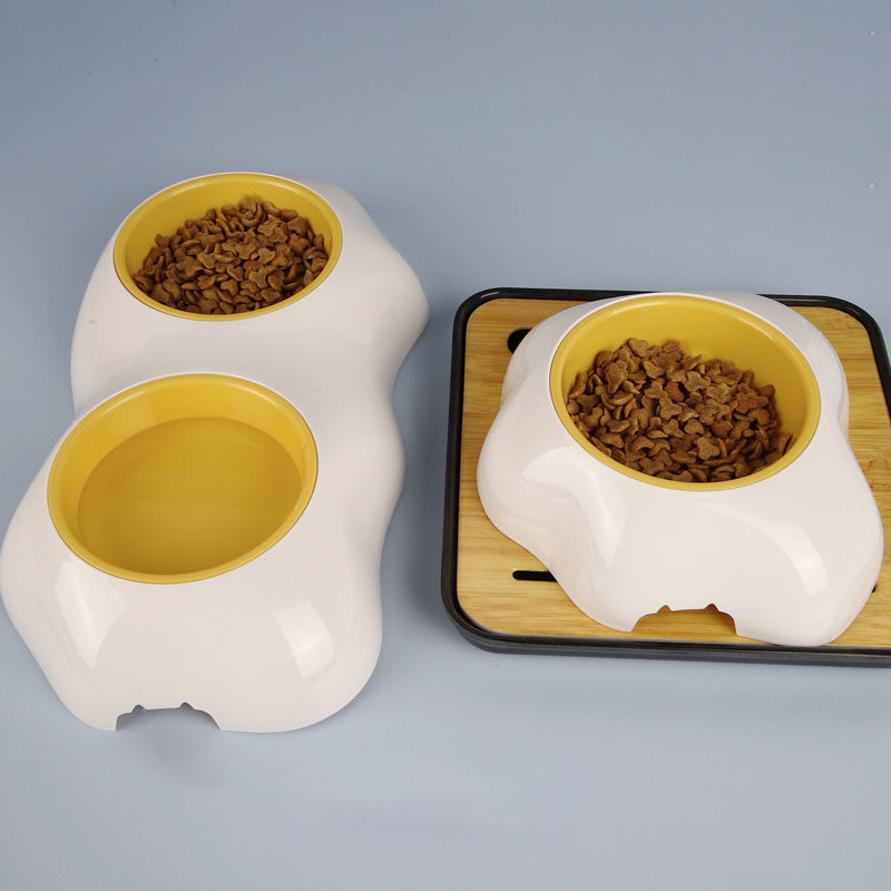 Egg-shaped Pet Bowl Drinking Water Single Bowl