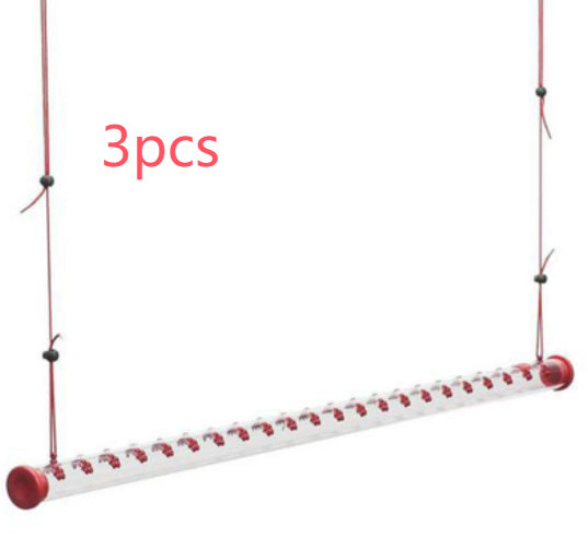 Hanging Red Tube Feeder Flower