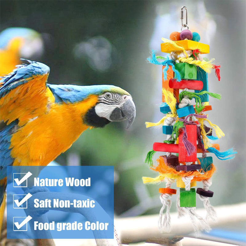 Wooden Color Nibbling Toy