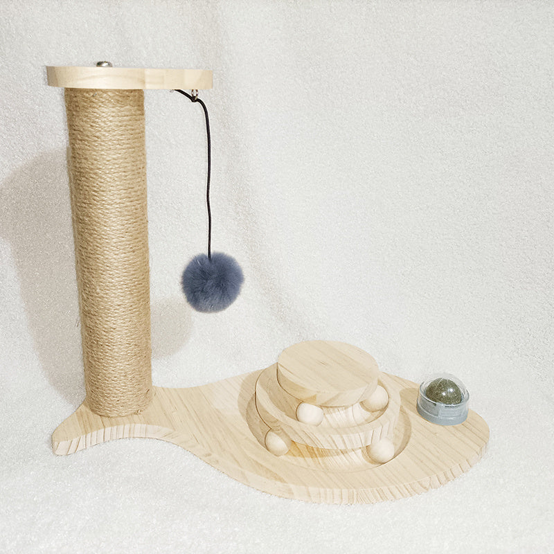 Cat Toys From Solid Wood Cat Turntable