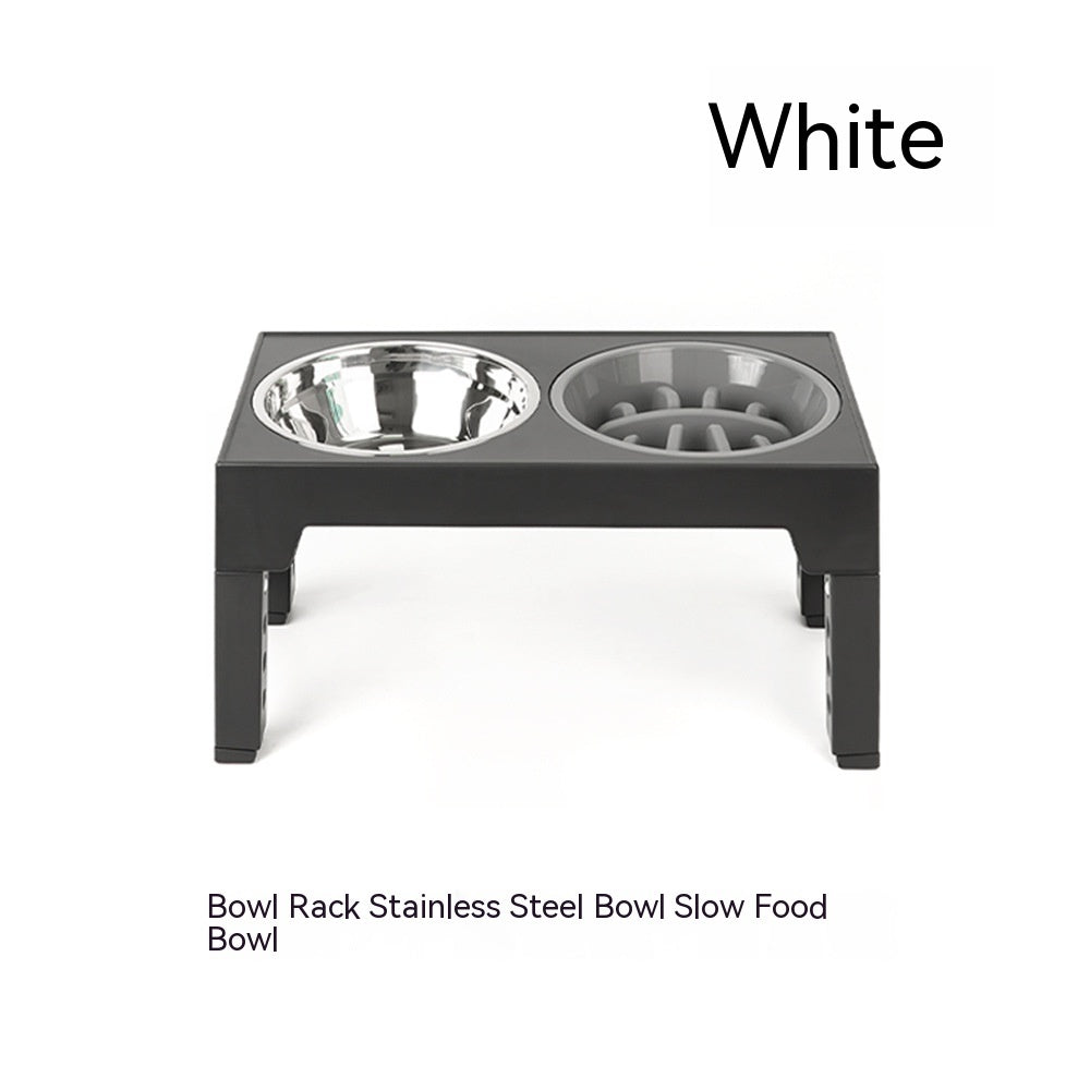 Pet Feeder Slow Feeding Bowl Lifting Dog Bowl