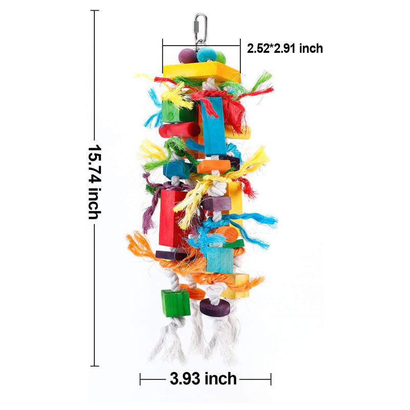 Wooden Color Nibbling Toy