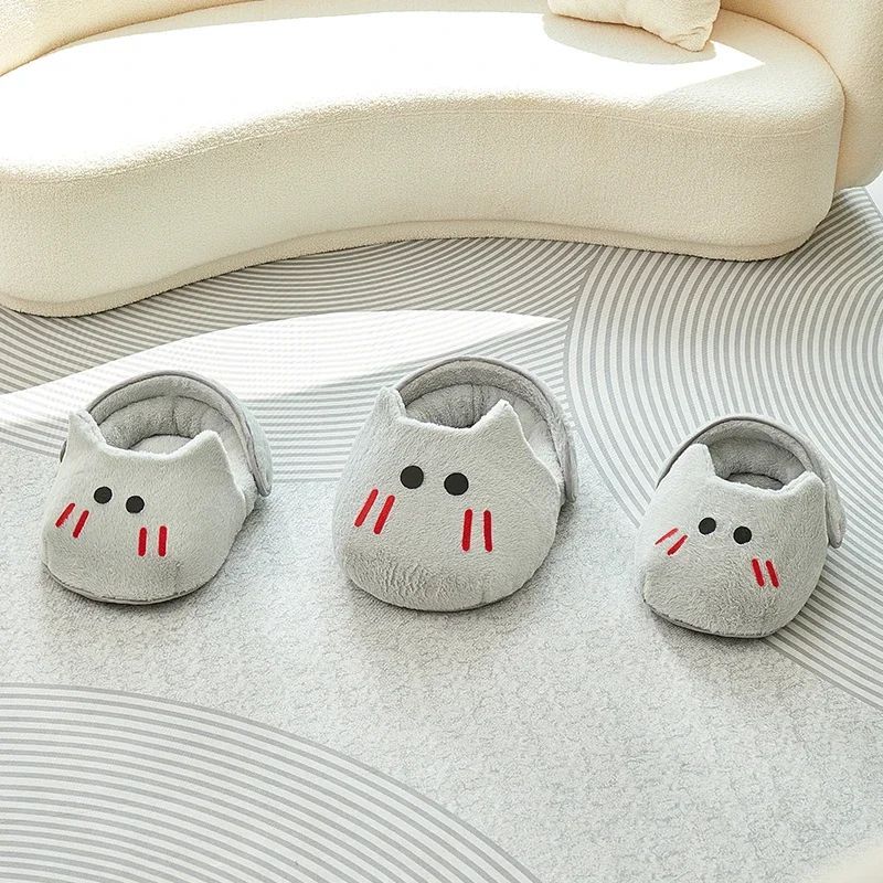 Portable Plush Slipper Cat Bed Pet Mattress Warm