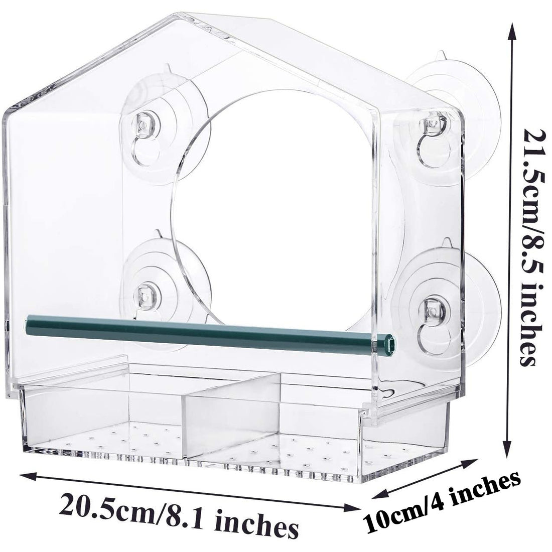 Acrylic Organic Glass Bird Feeder