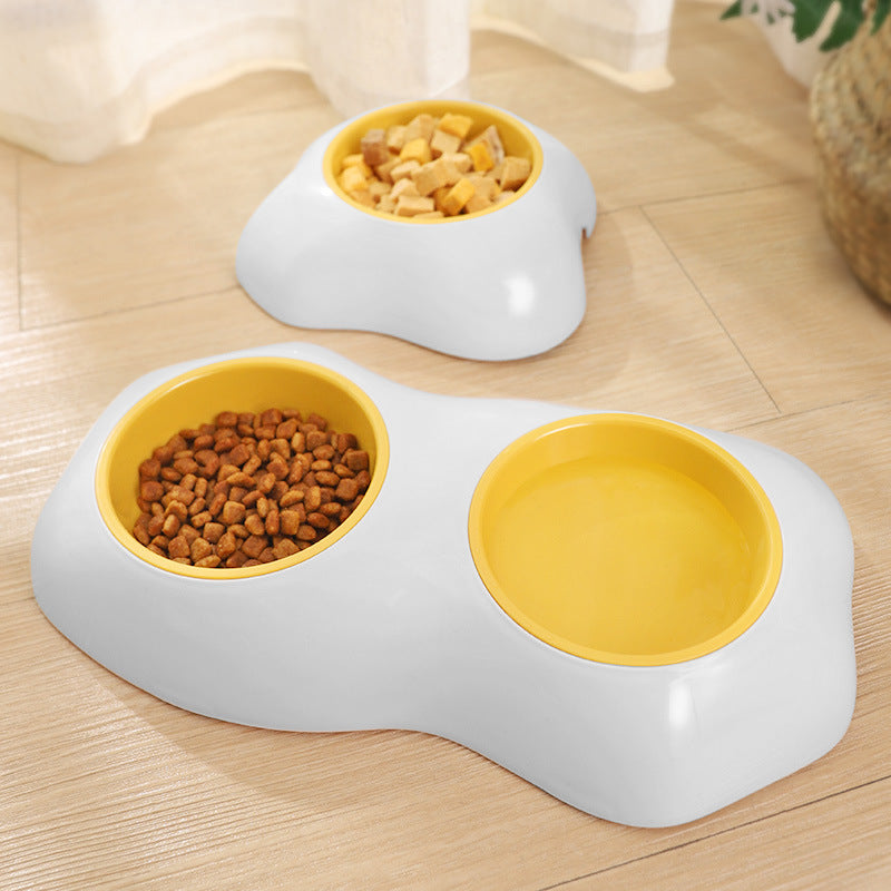 Egg-shaped Pet Bowl Drinking Water Single Bowl