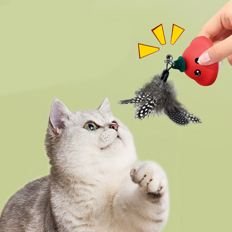 Cat Wand Suction Cup Pet Movement Playing
