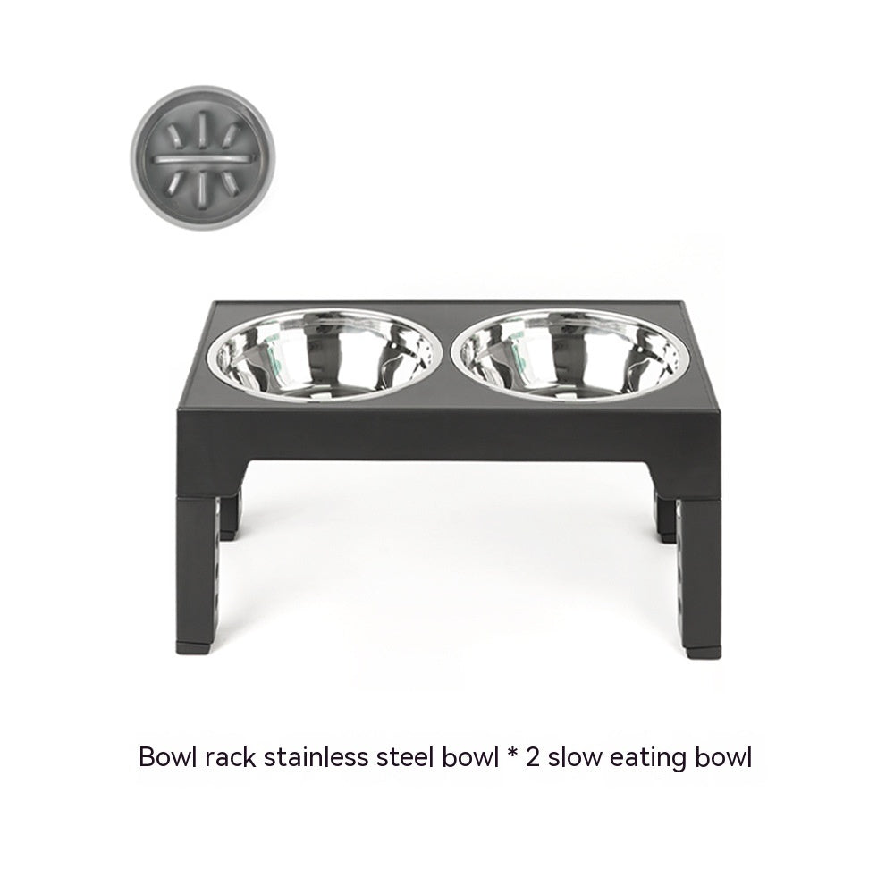 Pet Feeder Slow Feeding Bowl Lifting Dog Bowl