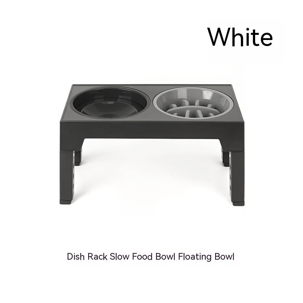 Pet Feeder Slow Feeding Bowl Lifting Dog Bowl