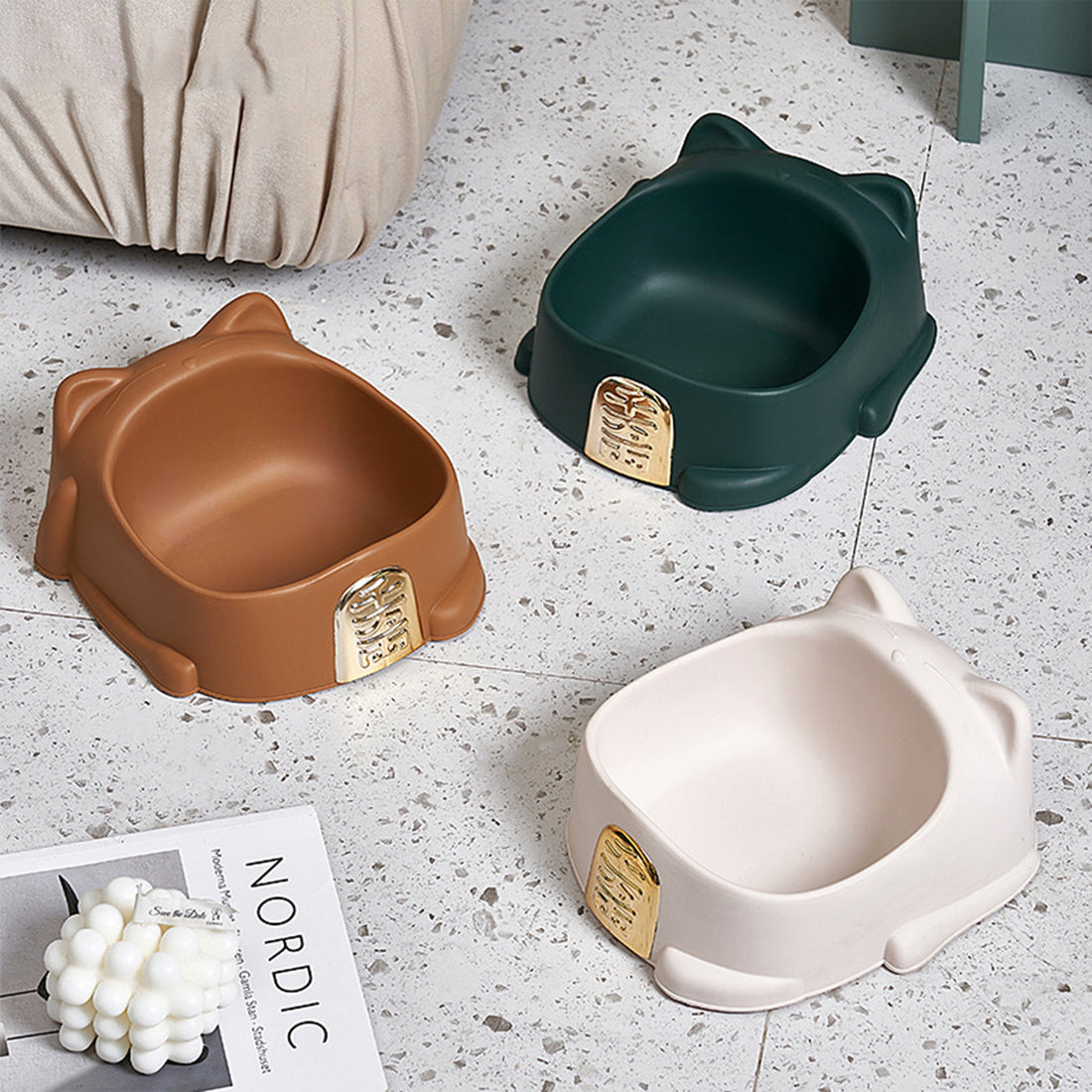 Pet Food Bowl Anti-Choking Cat Feeder Bowl Cat Neck