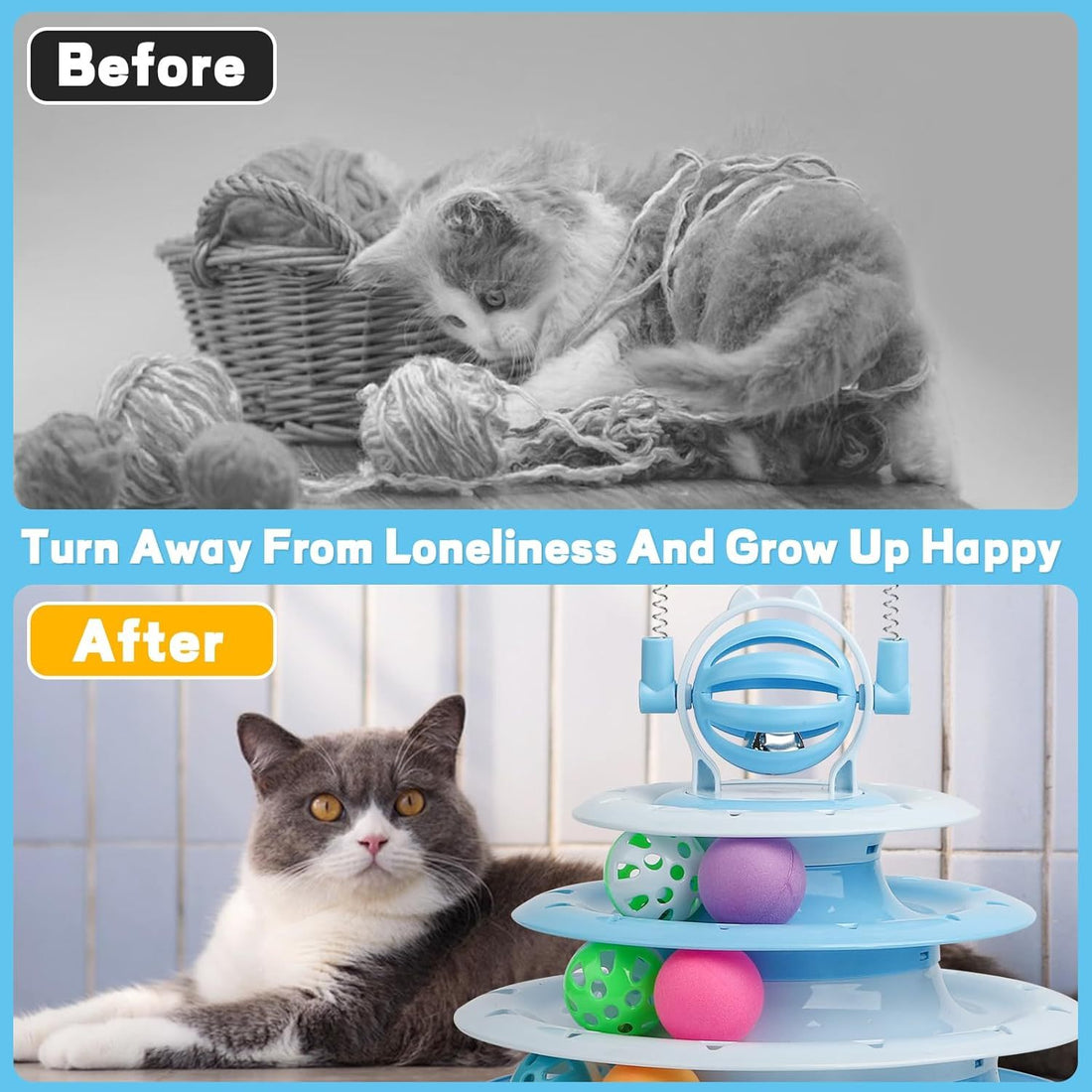 Cat Toys For Indoor Cats Kitten Toys Interactive