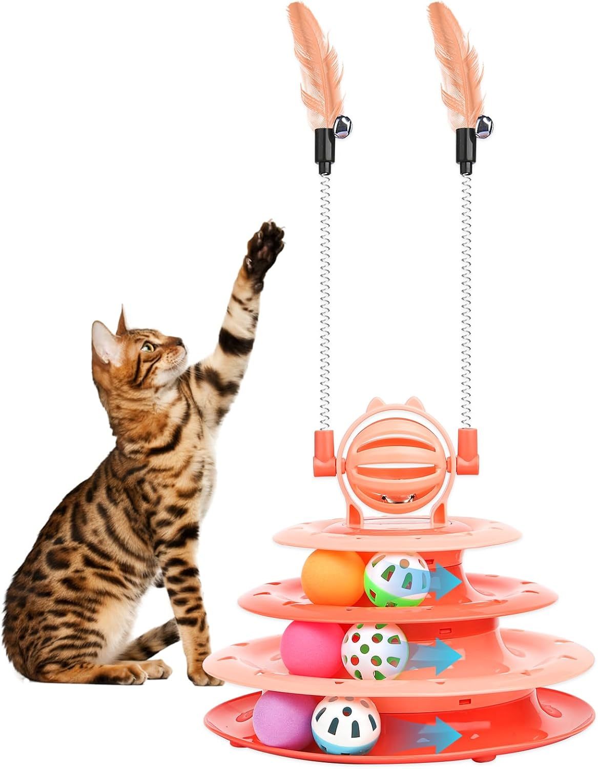 Cat Toys For Indoor Cats Kitten Toys Interactive