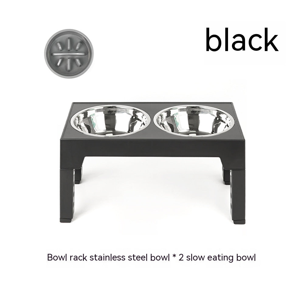 Pet Feeder Slow Feeding Bowl Lifting Dog Bowl