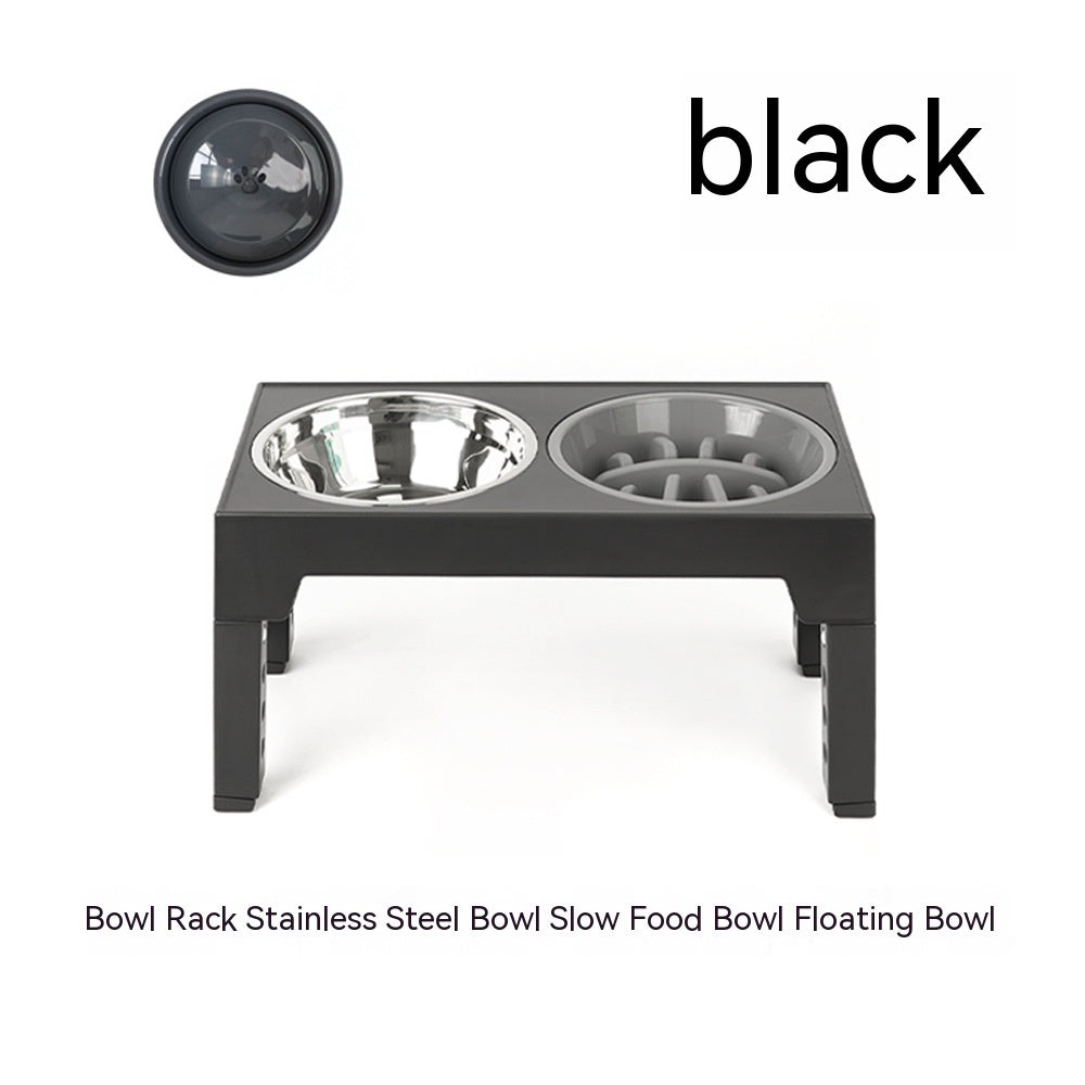 Pet Feeder Slow Feeding Bowl Lifting Dog Bowl